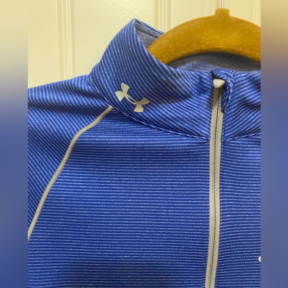 Under Armour Chicago Cubs Blue fitted half-zip long sleeve - Picture 4 of 10